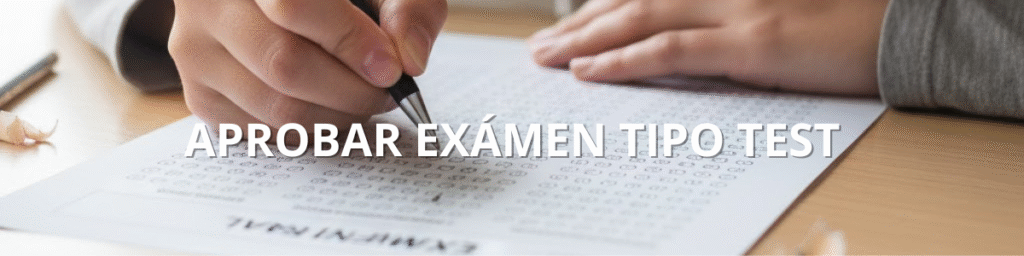 aprobar examen tipo test